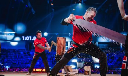 Sawing, log house building and Timbersports